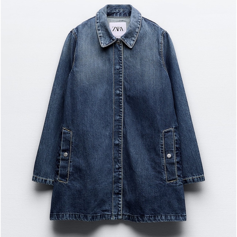 Zara Women's Blue Denim Jacket